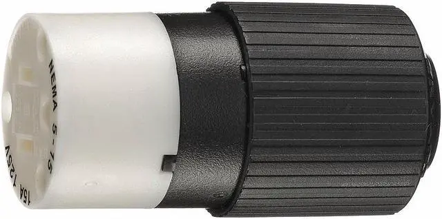 Main image of BRYANT BRY5269NC Straight Blade Connector, 5-15R, 15 A, 125V AC, 2 Pole, 3