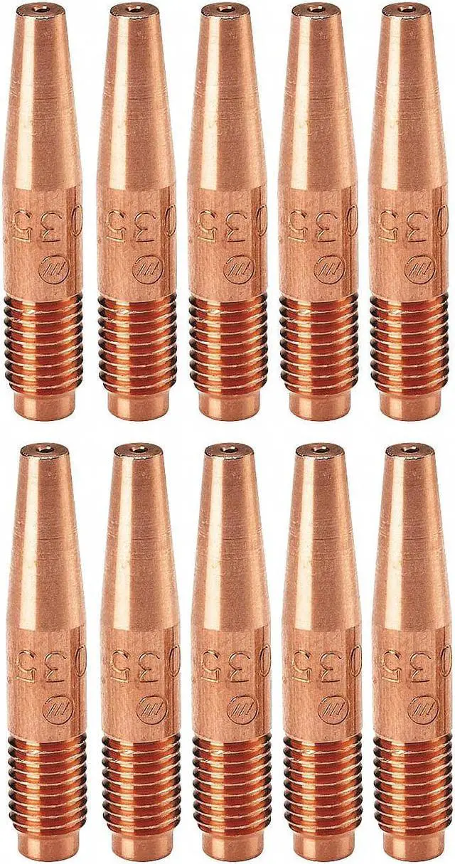 Alt view image 2 of 3 - MILLER ELECTRIC 176793 Tip, Screw - Tapered, Contact, .035, PK10