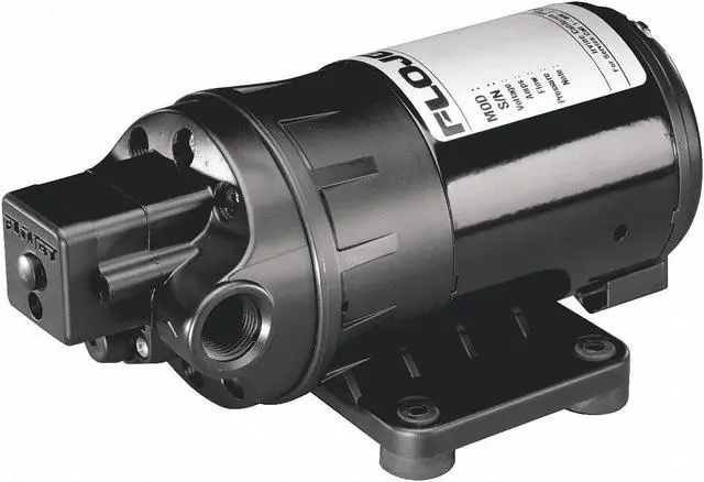 Alt view image 2 of 3 - FLOJET D3231B5011A Diaphragm Pump,Motor Driven,24VDC,3/8 In