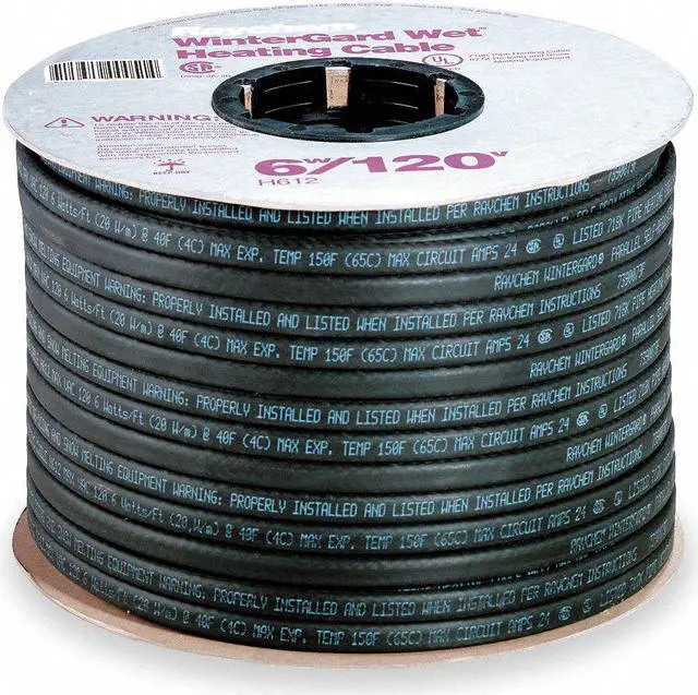 Main image of RAYCHEM 734921-000 Cut-to-Length Electric Heating Cable, 120VAC, 250 ft L x
