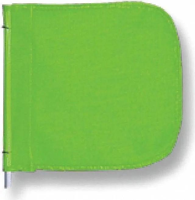 Alt view image 2 of 2 - CHECKERS INDUSTRIAL PROD INC FS9024-G Replacement Flag,12x12 In,Green