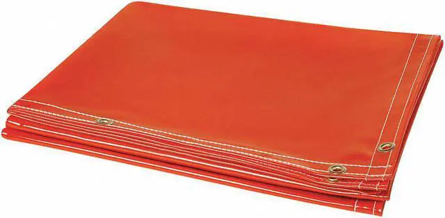 Alt view image 2 of 5 - STEINER 348-6X8 Welding Curtain, Transparent Vinyl, 8 ft. W., 6 ft. H., 36