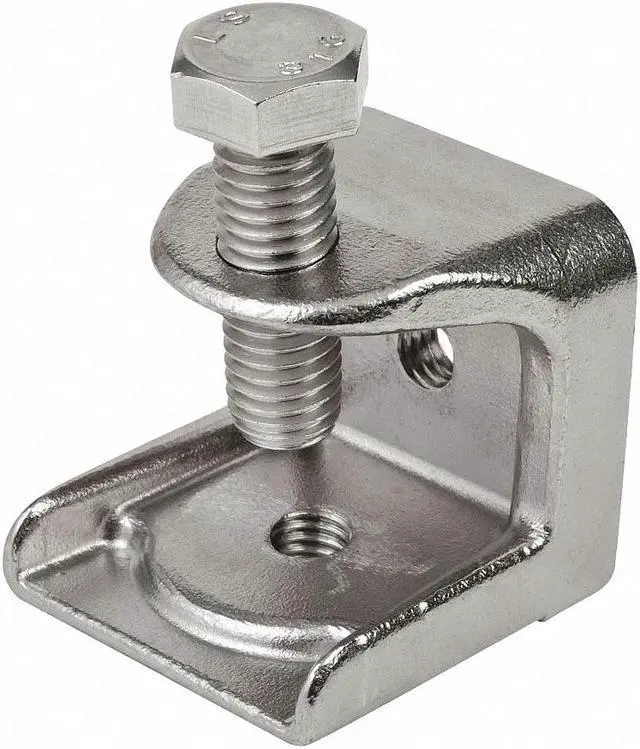 Main image of Beam Clamp, 1/2" Nominal Conduit/Pipe/Threaded Rod, 1-37/64" Jaw Opening, 1 EA