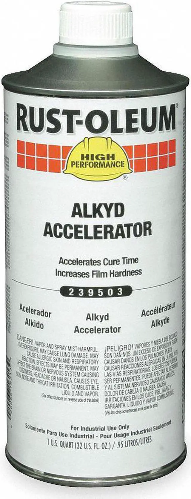 Alt view image 2 of 4 - RUST-OLEUM 239503 Alkyd AcceleratorClear,1 qt