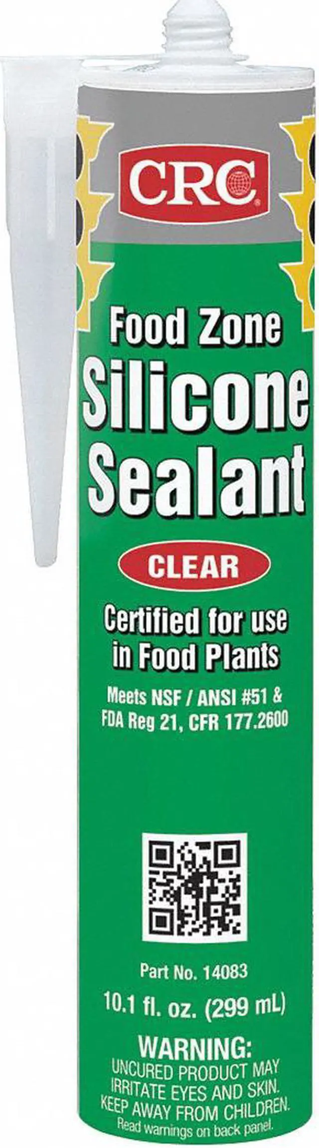 Alt view image 3 of 4 - CRC 14083 Food Zone Clear Silicone Sealant, 10.1 fl. oz.