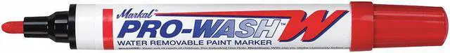 Alt view image 2 of 3 - MARKAL 97032 Paint Marker, Medium Tip, Red Color Family, Paint