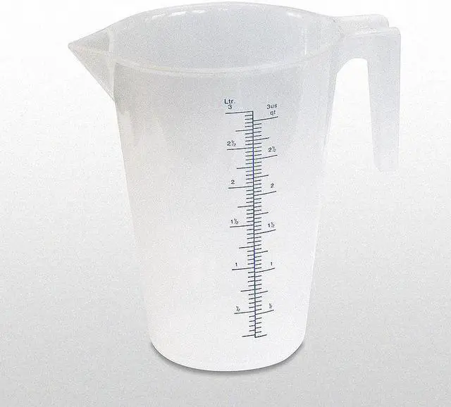Alt view image 3 of 4 - FUNNEL KING 94150 Measuring Container,Fixed Spout,3 Quart
