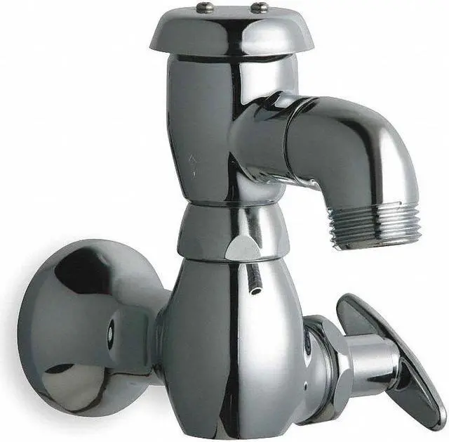 Alt view image 2 of 2 - CHICAGO FAUCET 952-12CP Sill Faucet, Tee, 1/2" FNPT, 1, Cast Brass