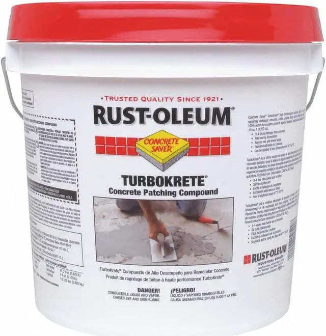 Alt view image 7 of 9 - RUST-OLEUM 253479 Gray Small Concrete Patching Compound Kit