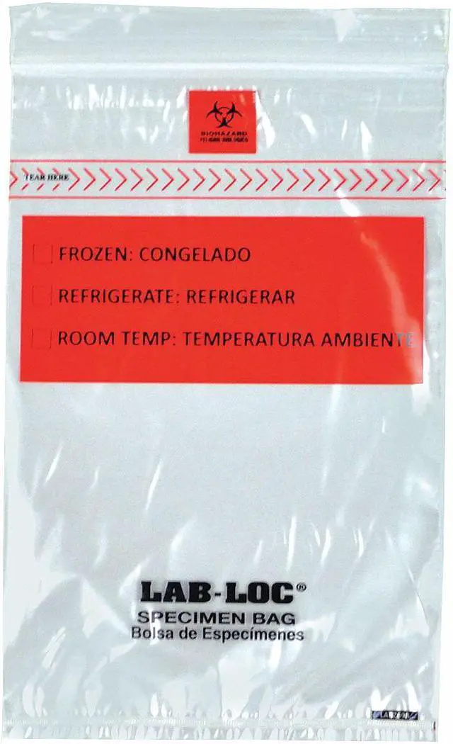 Main image of LK PACKAGING LABZ69B Transfer Bag,1.75 mil Thick,LDPE,PK1000