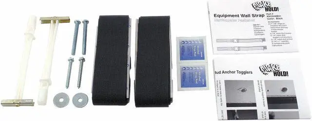 Alt view image 2 of 3 - QUAKEHOLD! RW.2X48.B.2.1 Equipment Wall Strap, Black