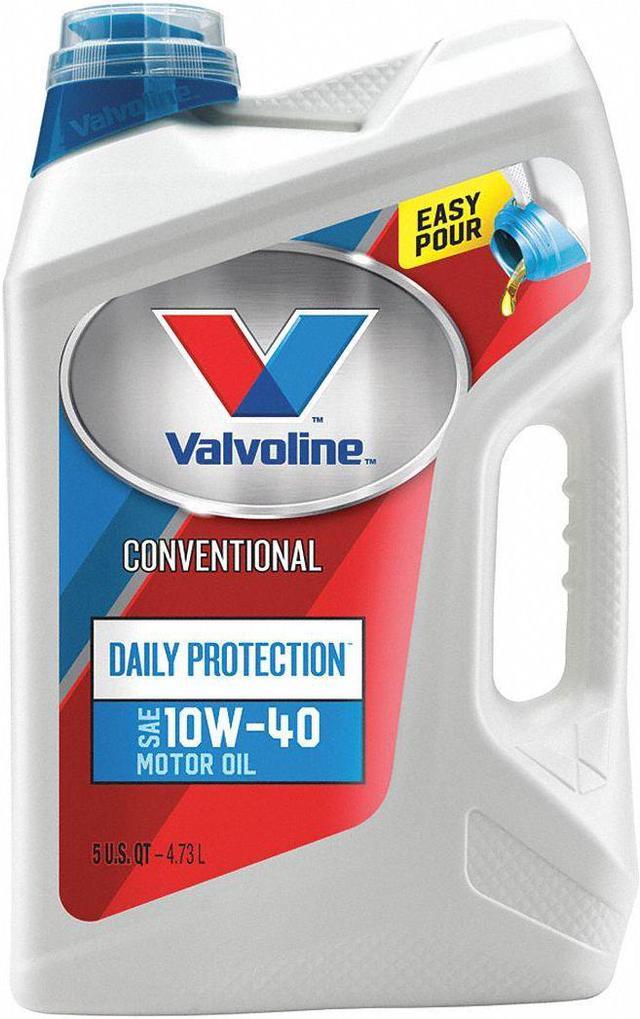 Alt view image 2 of 2 - VALVOLINE 881157 Conventional Motor Oil, 10W-40, 5 Qt.