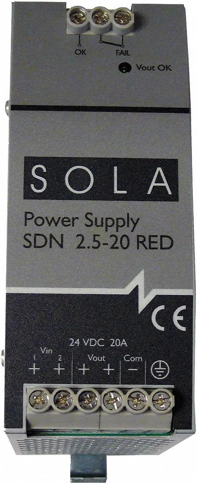 Main image of SOLAHD SDN 2.520RED Redundancy Module, 24V DC, 12/28V DC, 30W, 20A, DIN Rail
