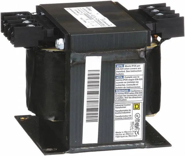 Alt view image 3 of 3 - SQUARE D 9070T500D1 Control Transformer, 500 VA, Not Rated, 115°C, 120V AC,