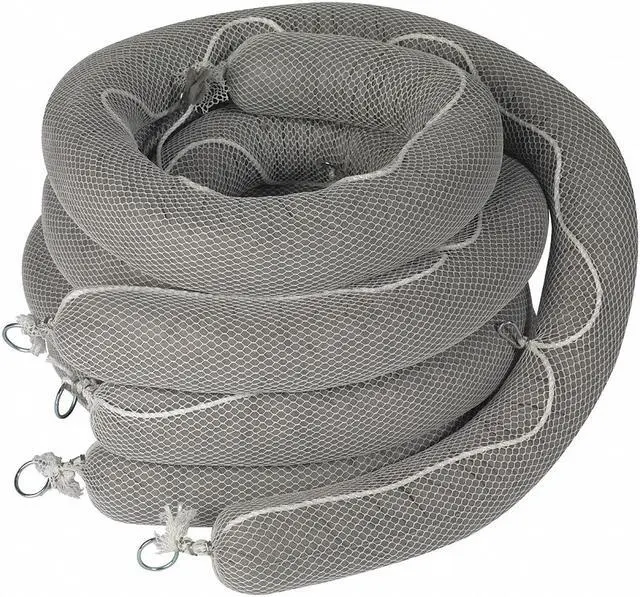 Alt view image 2 of 2 - BRADY SPCUN510 Sorbent Boom, 32 gal, 5 in x 10 ft, Universal, Gray, 4 PK