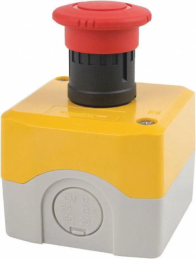Main image of Push Button Control Station, 1NO/2NC Contact Form, Number of Operators: 1