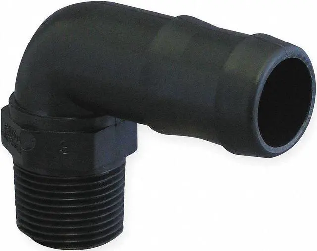 Alt view image 2 of 3 - BANJO HB150/125-90 1-1/4" Barbed x 1-1/2" MNPT 90 Degree Elbow