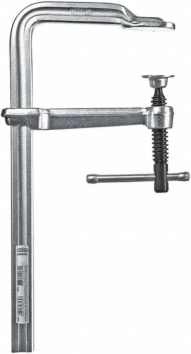 Alt view image 4 of 5 - BESSEY GS60K 24 in Bar Clamp, Tempered Drop-Forged Steel Handle and 4 3/4 in