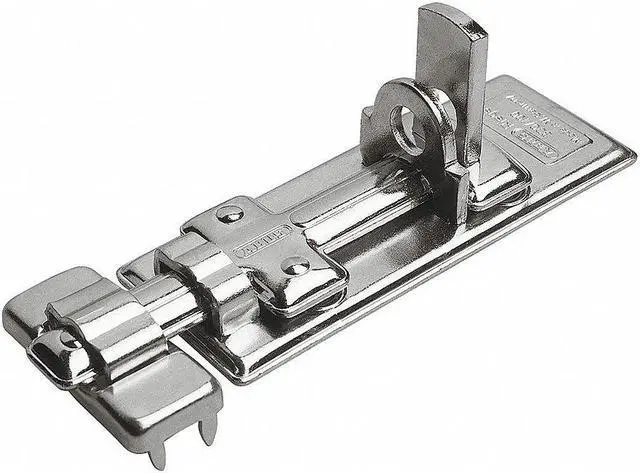 Main image of Abus Slide Bolt Hasp,Fixed,Hardened Steel  300/100