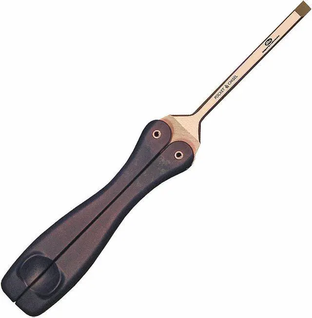 Main image of Folding Wood Chisel, 1/4 In, Blue