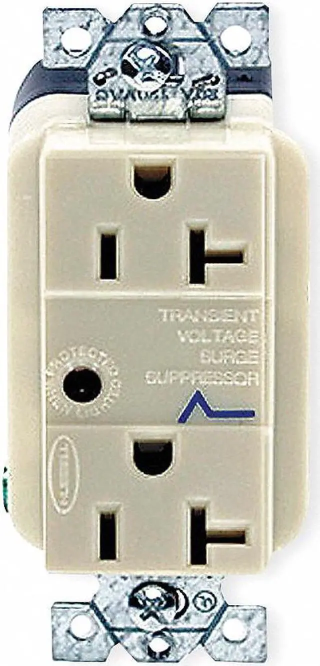 Main image of HUBBELL WIRING DEVICE-KELLEMS HBL5360ISA Straight Blade Receptacle, 5-20R, 20