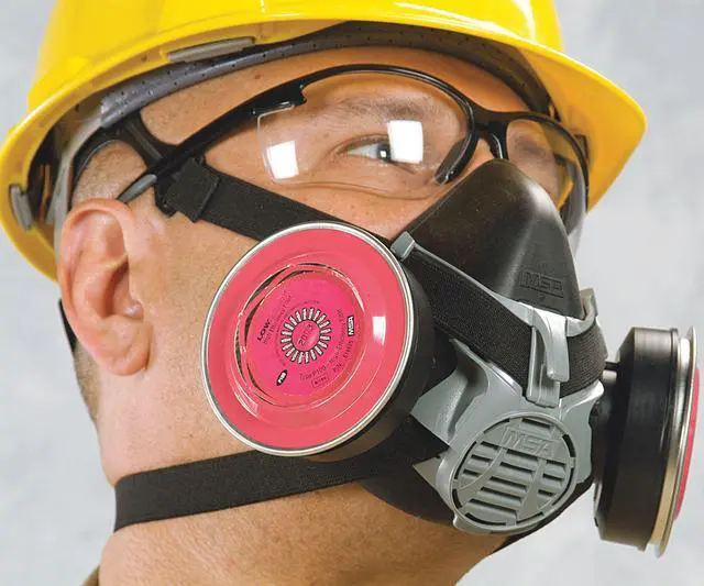 Main image of MSA SAFETY 10119576 Half Mask Respirator, Advantage 420, Not Rated, Threaded,