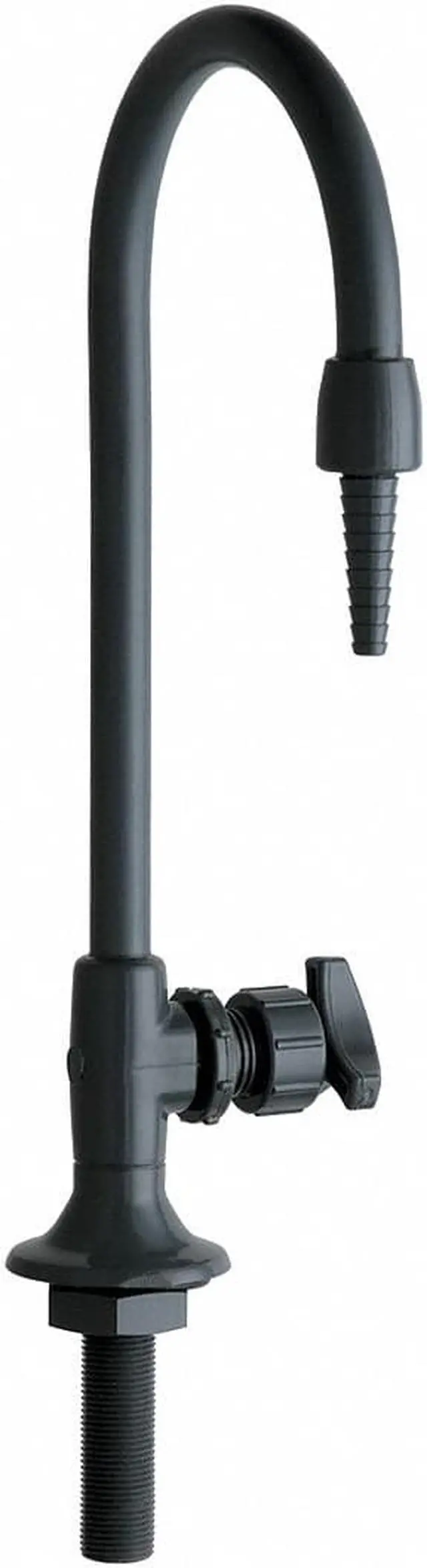 Alt view image 2 of 3 - CHICAGO FAUCETS 869-BPVC Manual, Single Hole Only Mount, Commercial 1 Hole