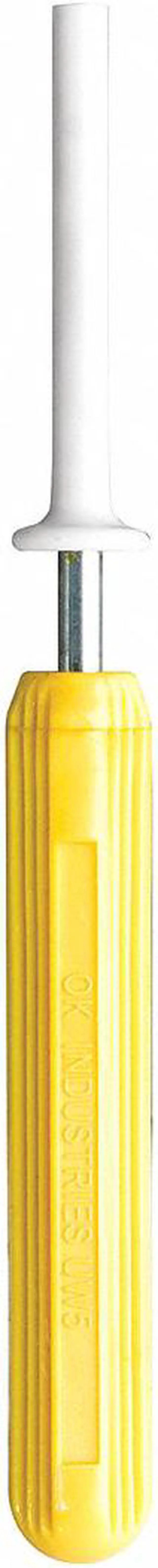 Alt view image 3 of 3 - OK INDUSTRIES UW5 Wire Unwrap Tool,LH/RH,20-26 AWG,Yellow