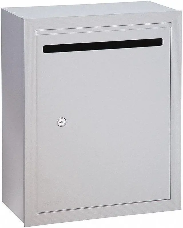 Alt view image 5 of 6 - Salsbury 2240AP Letter Box (Includes Commercial Lock) - Standard - Surface Mounted - Aluminum - Private Access