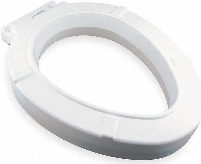 Main image of BEMIS GR4LE-000 Toilet Seat Without Cover, Plastic, Elongated, White