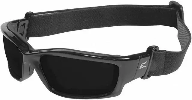 Main image of EDGE EYEWEAR SK116-SP Safety Glasses, Wraparound Smoke Polycarbonate Lens,