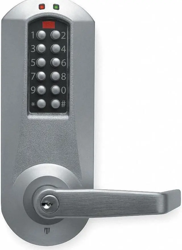 Main image of SIMPLEX E5031-XS-WL-626-41 Electronic Lock,Satin Chrome,12 Button