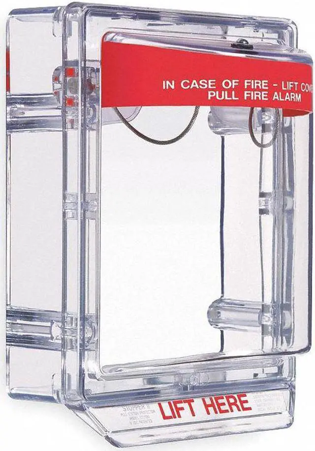 Alt view image 4 of 4 - Pull Station Guard, Polycarbonate, Surface