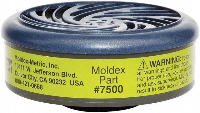 Main image of MOLDEX 7500 Cartridge, 7000, Olive, Bayonet, Moldex 7000/7800/9000 Series