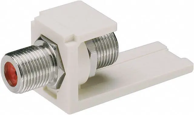 Alt view image 2 of 5 - PANDUIT CMFWH Mini-Com F-Type Coupler,White