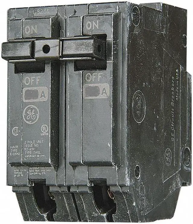 Alt view image 2 of 3 - GE THHQL21100 Miniature Circuit Breaker, THHQL Series, 100A, 2 Pole, 120/240V