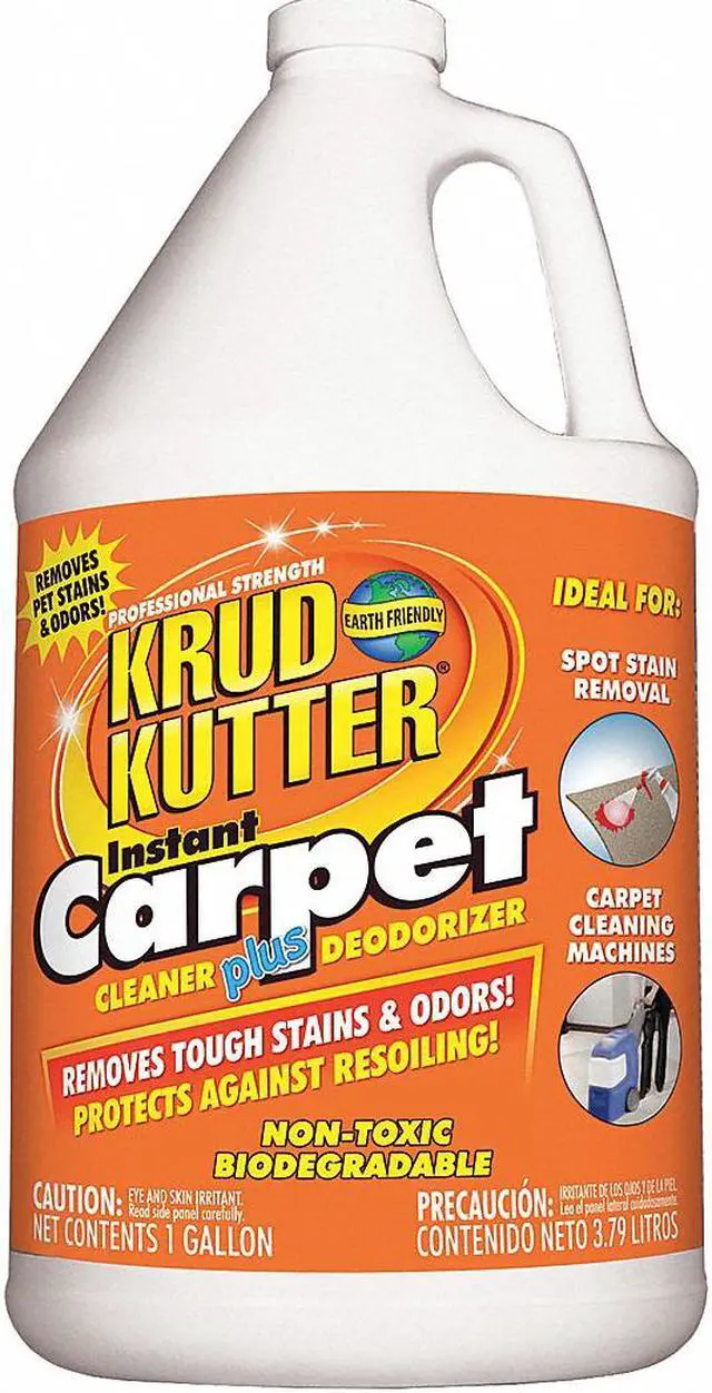 Main image of KRUD KUTTER CR012 Carpet Cleaner,1 gal.,Fresh,Bottle