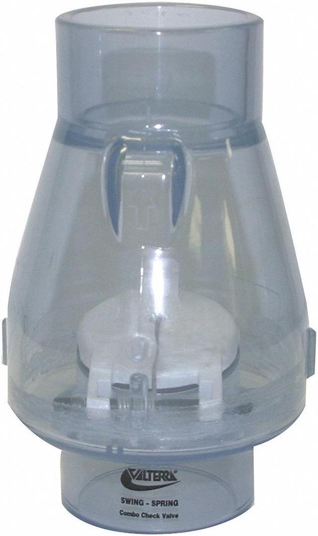 Alt view image 3 of 5 - Valterra Spring Swing Check Valve,PVC,2",Slip  200-C20