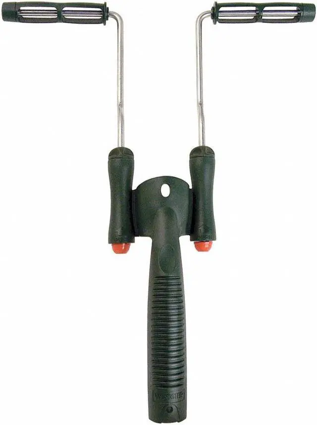 Alt view image 3 of 7 - WOOSTER R212 Mini Dual Paint Roller Frame, Cage, Polypropylene Handle, 4-1/2",