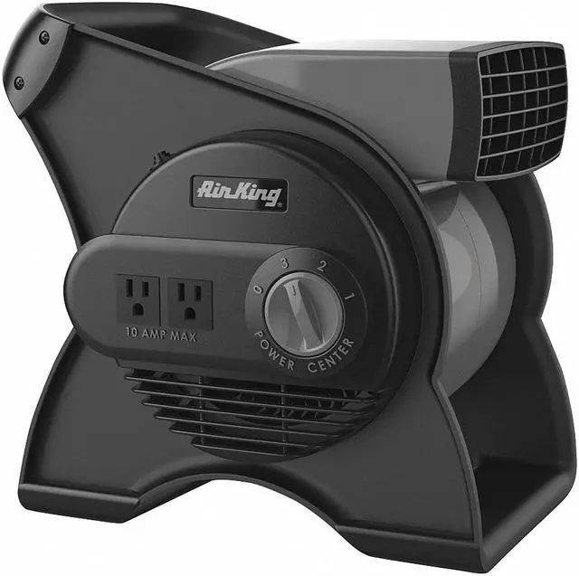 Alt view image 8 of 15 - AIR KING 9550 Portable Blower Fan,120V,310 cfm,Gray, 3 Speed