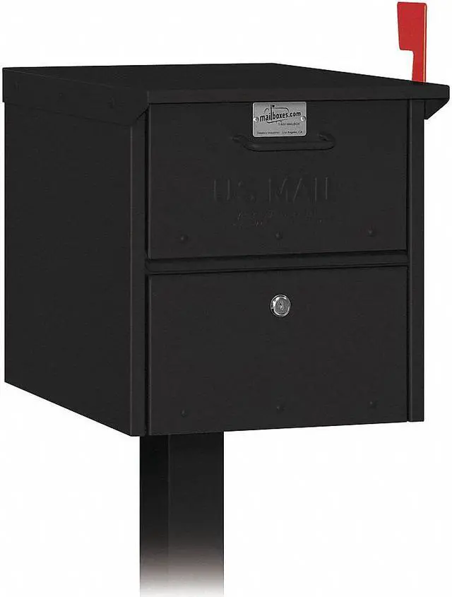 Alt view image 4 of 10 - Salsbury 4325BLK Roadside Mailbox Black