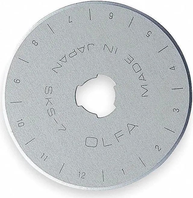 Alt view image 3 of 6 - OLFA RB45-10 Rotary Straight Blade,45mm W, PK10