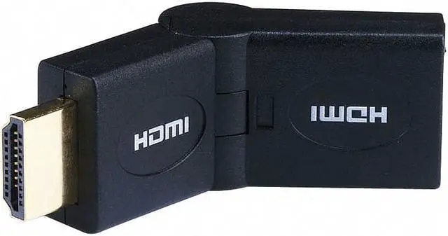 Alt view image 3 of 7 - Monoprice HDMI Port Saver Adapter (Male to Female) | 90 Degrees Swivel