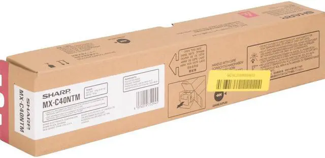 Alt view image 2 of 3 - Sharp MXC40NTM Toner 10 000 Page-Yield Magenta