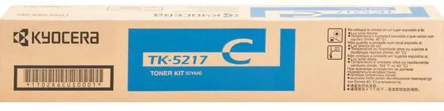 Alt view image 3 of 7 - Cyan Toner Cartridge for Kyocera TK-5217C TASKalfa 406ci, Genuine Kyocera Brand