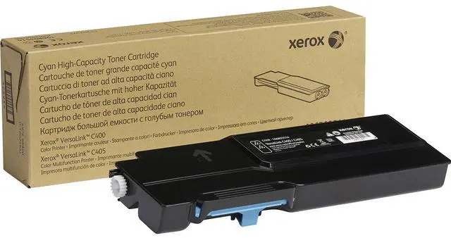 Alt view image 7 of 20 - Xerox 106R03514 High Yield Toner Cartridge - Cyan