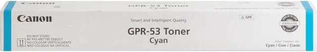 Alt view image 9 of 13 - Canon GPR-53 Original Toner Cartridge - Cyan - Laser - 19000 Pages - 1 Each