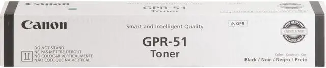 Alt view image 3 of 6 - Canon GPR-51 Original Toner Cartridge - Black - Laser - 19000 Pages - 1 Each