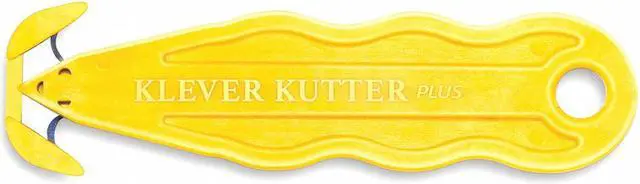 Main image of Klever Innovations Fixed Blade 5-1/4" Safety Cutter, 10 PK   PLS-100-Y