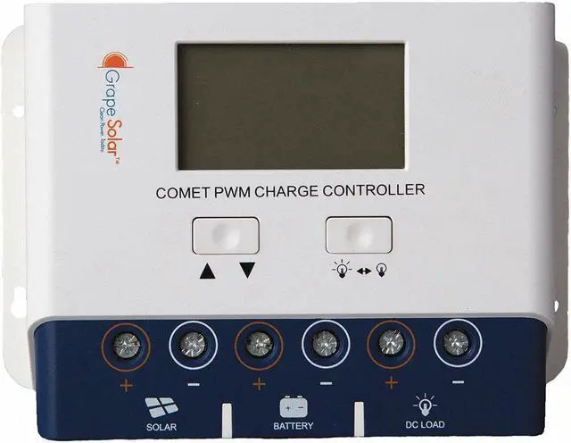 Main image of Grape Solar Charge Controller, 40A, PWM Type   GS-PWM-COMET-40